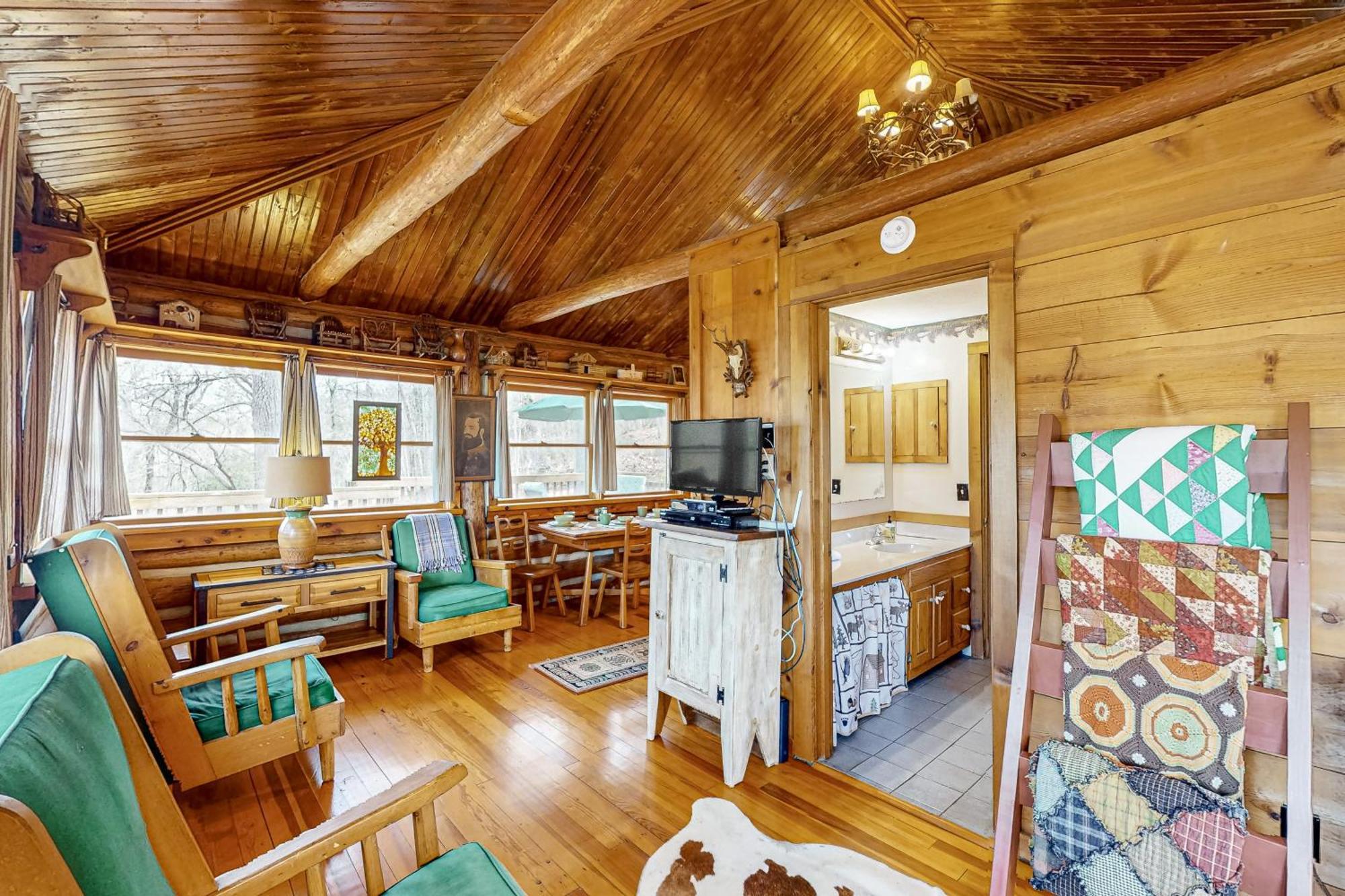 Lake Lucerne - Treehouse Cabin #01 Eureka Springs Eksteriør bilde